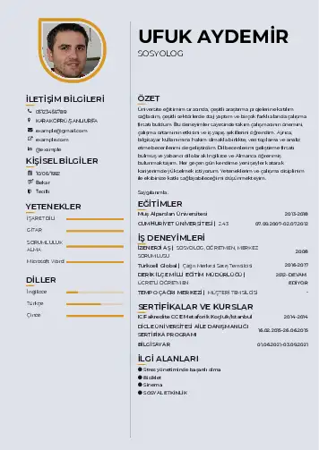 Sosyolog Cv Örnekleri cv indir